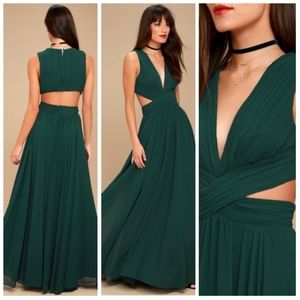 Vivid Imagination Cutout Maxi Dress